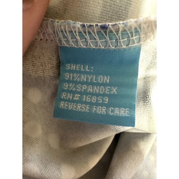 J. McLAUGHLIN Women's Stripes & Polka Dot Crew Neck 3/4 Sleeve Top Blue Small - Picture 7 of 11